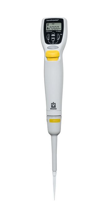 Brand Transferpette® electronic, DE-M, 10-200 µl, Netzteil Europa (100-240 V / 50-60 Hz), #705303