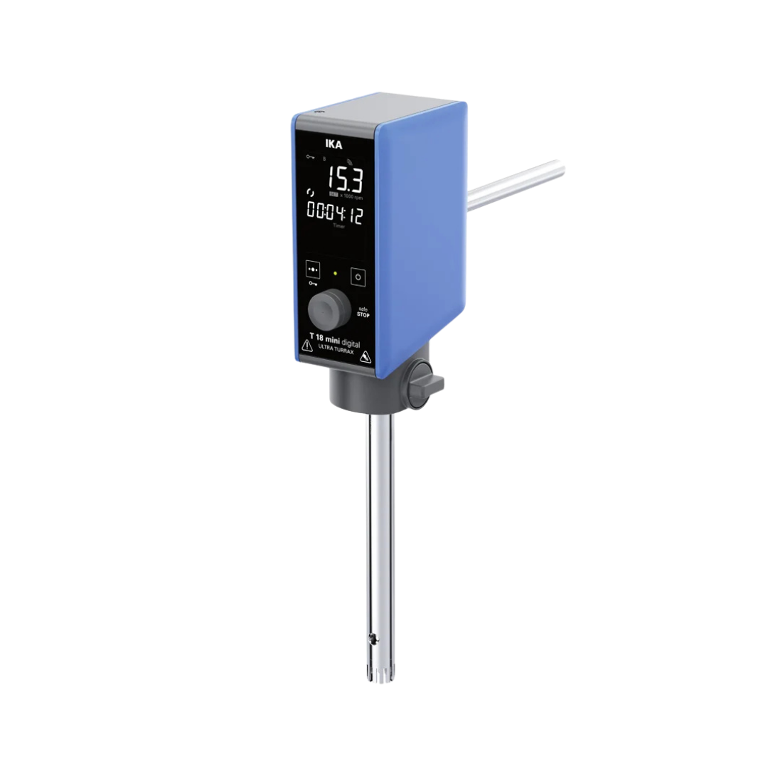 IKA T 18 mini digital ULTRA-TURRAX Dispergierer, 1.500 ml, Bürstenlos, Timer, 0025005828