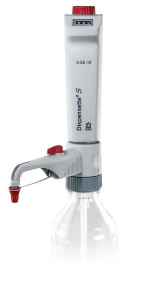 Brand Flaschenaufsatz-Dispenser, Dispensette® S, Digital, DE-M, 5-50 ml, mit RDV, #4600361