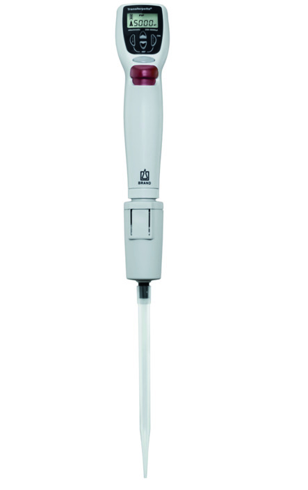 Brand Transferpette® electronic, DE-M, 250-5000 µl, Netzteil Europa (100-240 V / 50-60 Hz), #705307
