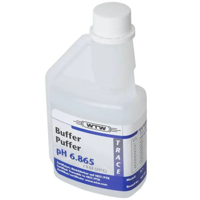 WTW Standard (DIN/NIST) Pufferlösung, 1 Flasche mit 250 ml: pH 6,865 /6,87, #109120