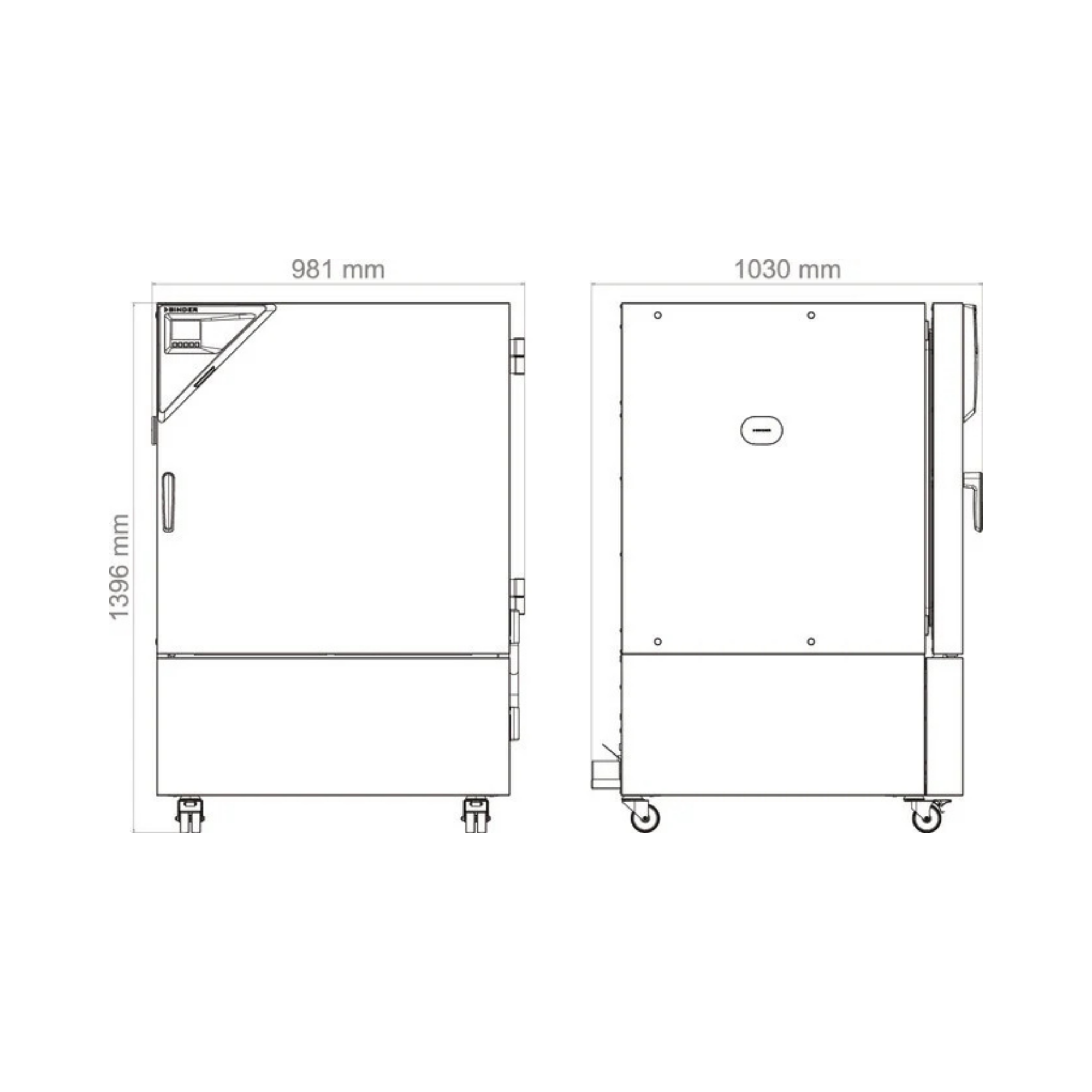 BINDER Kühlinkubator KB 260 mit Kompressortechnologie, 230 V, 174 kg Nettogewicht, 9020-0473